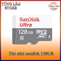 Thẻ nhớ Sandisk Ultra 128GB Class10 - Hàng nhập khẩu - Bảo hành 5 năm