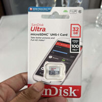 Thẻ nhớ SanDisk Ultra 32GB Class 10, mircoSDHC, UHS-I