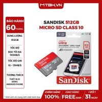 Thẻ Nhớ SanDisk Ultra 512gb micro SD Class 10
