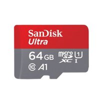 Thẻ nhớ Sandisk Ultra 64GB, Thẻ Micro SD 64GB Class10 chuyên dụng cho Camera IP wifi, Smartphone | BH 5 năm