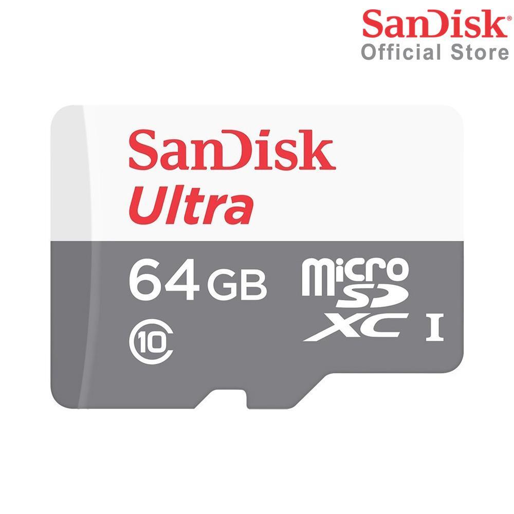 Thẻ nhớ SanDisk Ultra microSDXC SDSQUNS-064G-GN3MN C10  UHS-1  80MBs R