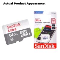 Thẻ Nhớ sandisk ultral 256GB 128GB 64GB Tốc Độ Cao Cho Điện Thoại