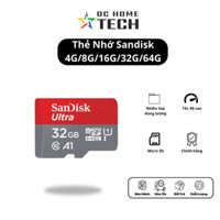 Thẻ Nhớ Sandisk 4G/8G/16G/32G/64G dùng điện thoại, máy ảnh, thẻ nhớ tốc độ cao - DCTechhome
