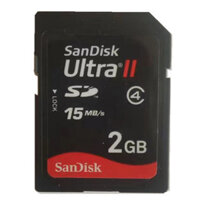 Thẻ nhớ SD 2GB Sandisk 🍎 Ultra II 15MB / s