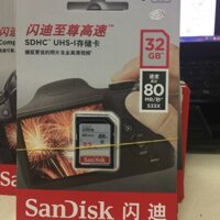 Thẻ nhớ sd 32 gb chính hãng sandick ( 80MB/s)