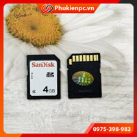 Thẻ nhớ SD 4GB Sandisk dùng cho máy công nghiệp, thiết bị điện, điện tử, máy chụp ảnh Camera máy quay phim