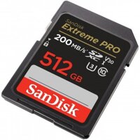 Thẻ nhớ SD 512GB SanDisk Extreme Pro 200 MB/s