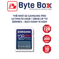 Thẻ nhớ SD SamSung Pro Ultimate 64GB / 128GB up to 200MB/s - Bảo hành 10 năm