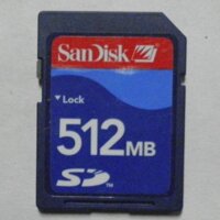 Thẻ nhớ SD Sandisk 🍎 🍎 512MB 🍎 🍎 🍎