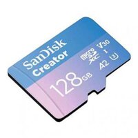 Thẻ nhớ SD SanDisk 128GB Extreme uSD- SDSQXAA-128G-GN6MS Creator Cart + Adapter
