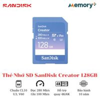 Thẻ nhớ SD SanDisk Creator 128GB