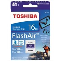 Thẻ Nhớ SD Toshiba WiFi FlashAir 16Gb W-04 U3 thế hệ 4