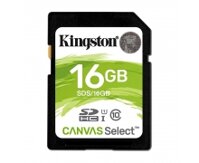 Thẻ nhớ SDHC Kingston 16GB class 10 U1