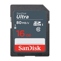 Thẻ nhớ SDHC Sandisk 16GB (class 10) Ultra