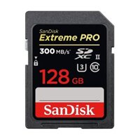 Thẻ Nhớ SDHC SanDisk Extreme Pro 128GB 300MB/S