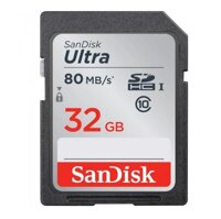 Thẻ nhớ SDHC SanDisk Ultra 533x 32GB 80MB/s (Bạc)