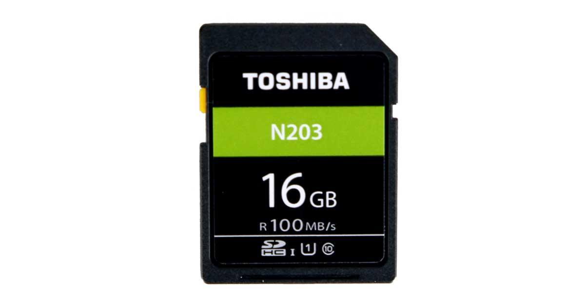 Thẻ nhớ SDHC Toshiba N203 UHS-1 16G Class 10