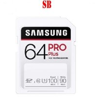 Thẻ nhớ SDXC Samsung PRO Plus - 32GB / 64GB /128GB/ 256GB U3 Class10 (Đọc 100MB/s) - BH 60 tháng