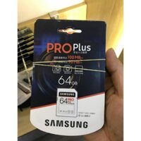 Thẻ nhớ SDXC Samsung PRO Plus - 32GB / 64GB /128GB/ 256GB U3 Class10 (Đọc 100MB/s) - BH 60 tháng