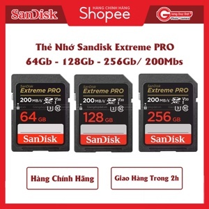 Thẻ nhớ SDXC SanDisk Extreme Pro 64GB Class 10 UHS-I
