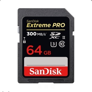 Thẻ nhớ SDXC SanDisk Extreme Pro UHS-II U3 64GB 300MB/s SDSDXPK-064G-GN4IN