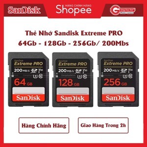 Thẻ nhớ SDXC SanDisk Extreme PRO UHS-I/U3 128GB (SDSDXPA-128G-G46)