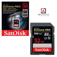 Thẻ Nhớ SDXC SanDisk Extreme Pro UHS-II U3 32GB 300MB/s (BH 24T)