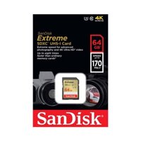 Thẻ Nhớ SDXC Sandisk Extreme 64GB 170MB/s - Mới