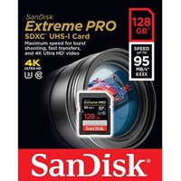 Thẻ nhớ SDXC Sandisk Extreme Pro 128gb U3 4K 95mb/s Chính Hãng - 003706
