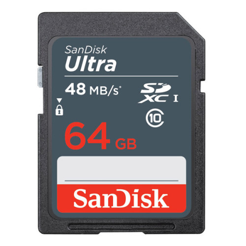 Thẻ nhớ SDXC Sandisk Ultra - 64 GB , 48 MB/s