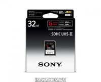 Thẻ nhớ Sony 32GB G Series UHS-II SDHC (Speed Class 10) 300/299 MB/s