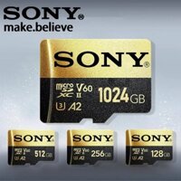 Thẻ Nhớ SONY Micro SD Class 10 2TB 1TB 512GB 256GB 128GB 64GB 32GB Micro SD TF Flash Card 32 64 128 GB MicroSD Cho Camera Điện Thoại