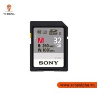 Thẻ Nhớ Sony SDHC 32GB 260MB/s (SF-M32/T)