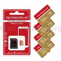 Thẻ nhớ TF tốc độ cao Microdrive CLASS10 32GB 64GB 128GB 256GB Thẻ Micro SD Thẻ Flash Thẻ thông minh để ghi âm lái xe Máy ảnh điện thoại