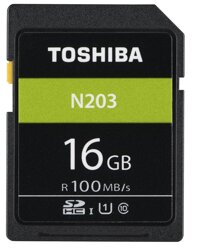 Thẻ nhớ Toshiba SDHC N203 16GB C10 100MB