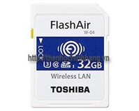 Thẻ nhớ Toshiba SDHC Wifi FlashAir 32GB Class 10 W-04
