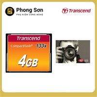 Thẻ nhớ Transcend CF 4GB (133x Speed) Hàng nhập khẩu