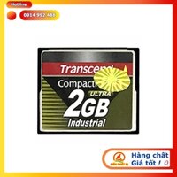 Thẻ nhớ Ultra CF 2GB Transcend industrial CompactFlash dùng cho máy CNC, thiết bị PLC.