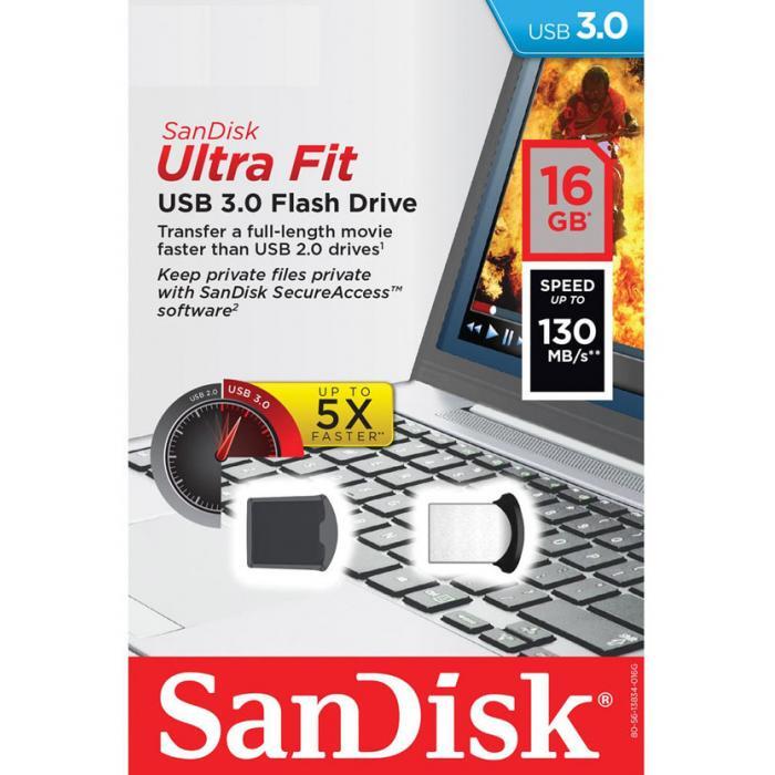 Thẻ nhớ USB Sandisk Ultra Fit CZ43 - 16GB, USB3.0