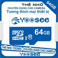 Thẻ nhớ yoosee 64GB Pro A1 Micro SDHC U3 class 10 - Tốc độ cao 100MB/S