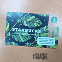 Thẻ nhựa sưu tầm Starbucks Malaysia mới, nguyên pin