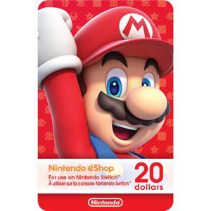 Thẻ Nintendo eShop Card 20$