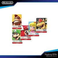 Thẻ Nintendo Eshop Gift Card hệ Us