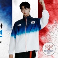 [The North Face] Hàn Quốc Unisex 2024 Paris Olympic TEAMKOREA Reston Áo khoác gió