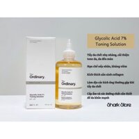 The Ordinary Glycolic Acid 7% Toning Solution
