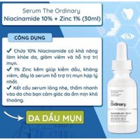 The Ordinary Niacinamide 10 + Zinc 1