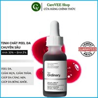 The Ordinary Peel da AHA 30% + BHA 2% Peeling Solution 30ml Serum tẩy tế bào chết Peel da mặt