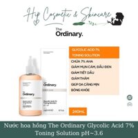 THE ORDINARY - TONER GLYCOLIC ACID 7% TONING SOLUTION LÀM SẠCH DA
