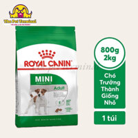 THE PET TERMINAL_Thức Ăn Hạt Dành Cho Chó Trưởng Thành Size Nhỏ Royal Canin Mini Adult 800g