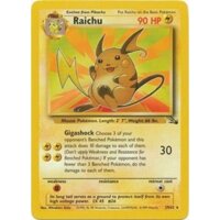 Thẻ Pokemon TCG Chính Hãng Raichu - 29/62 - Rare Unlimited